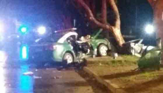La madrugada de este jueves se confirmó el fallecimiento de un funcionario de Carabineros tras el choque de un vehículo policial en el marco de una persecución tras un robo en Conchalí.