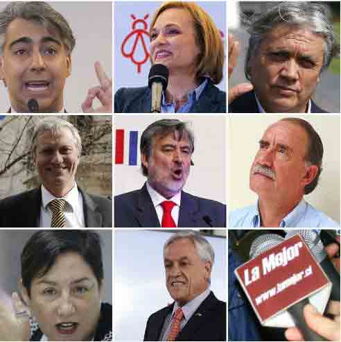 candidatos a presidentes de chile